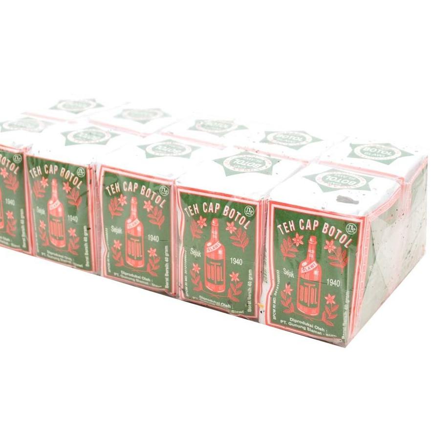 

DISKON BESAR-BESARAN [ 1 PAK ] Teh Cap Botol Hijau 40gr