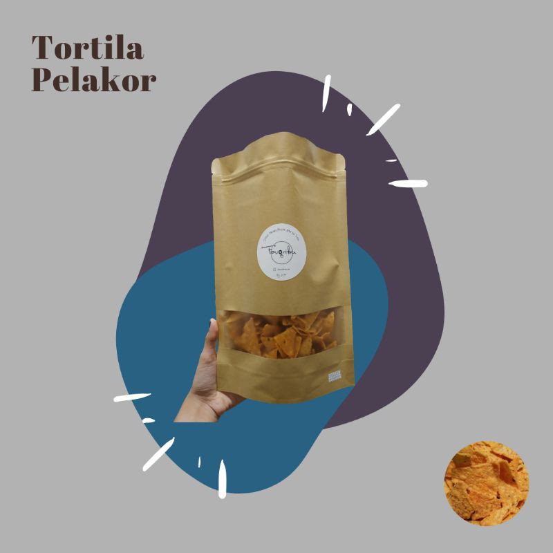 

Tortila Pelakor / Tortila Jagung BBQ / Snack / Camilan Kekinian / Hits / Micin