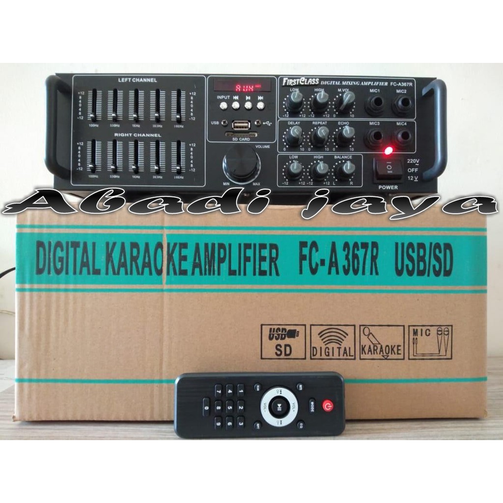 ampli bluetooth fc a367r fristclass amplifier karaoke fca 367r 367