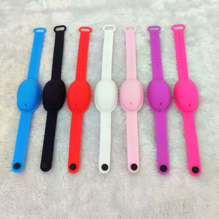 Gelang Hand Sanitizer Band Portable Silikon Silicone Pembersih Tangan