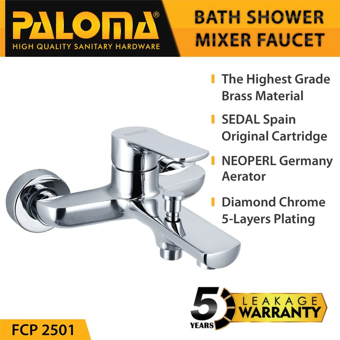 Faucet PALOMA FCP 2501 Keran Kran Air Panas Dingin Bak Shower Mandi