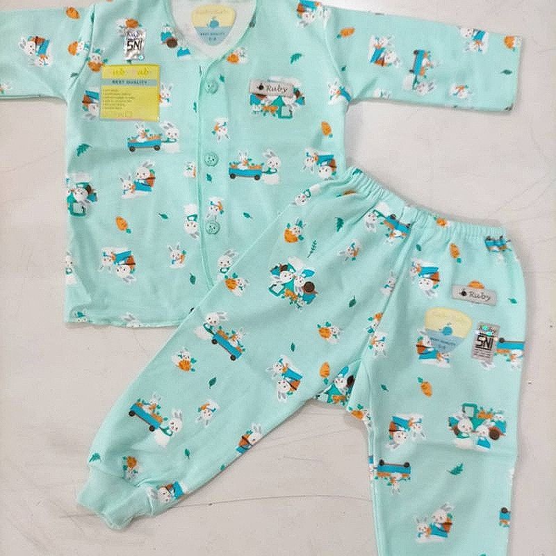 Ruby Setelan Baju Bayi Piyama Baby Lengan Panjang