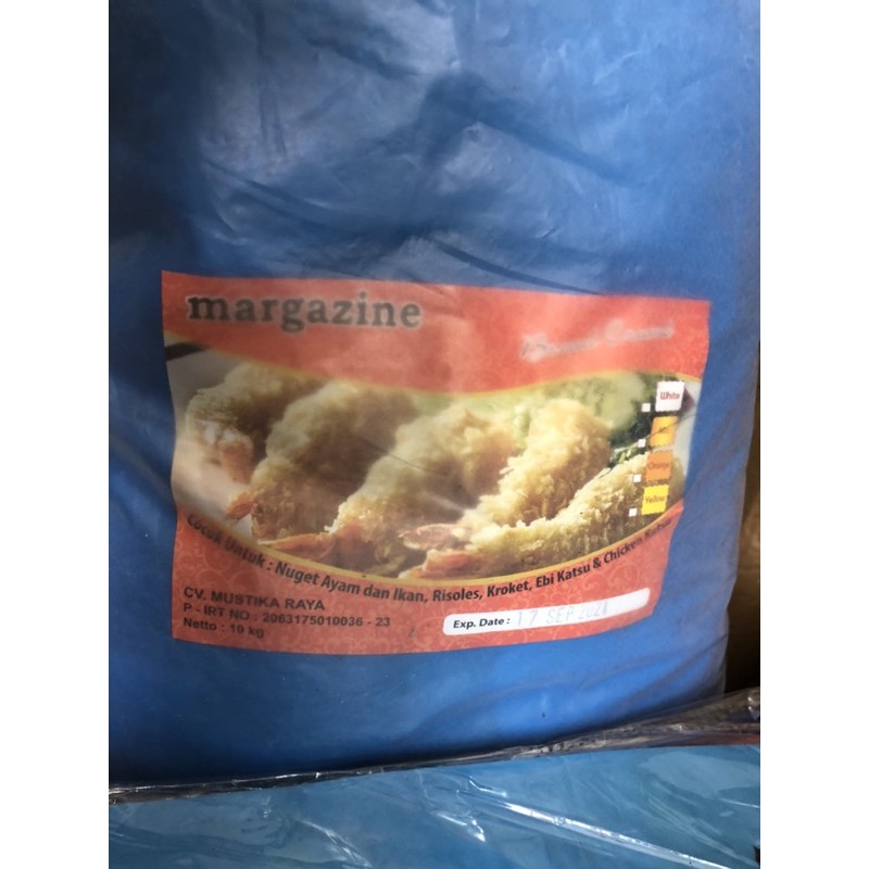 

[MAREM] TEPUNG ROTI PRIMA BOGA / MARGAZINE PANIR 1KG REPACK TERMURAH BERKUALITAS BREAD CRUMB