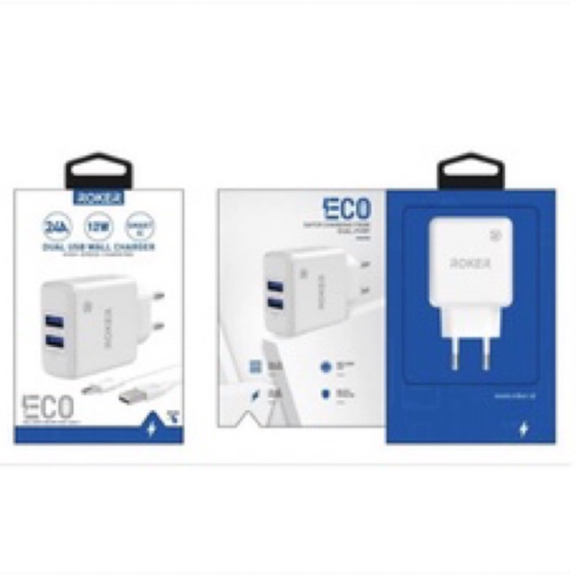 Charger Roker Eco 2.4A Dual USB