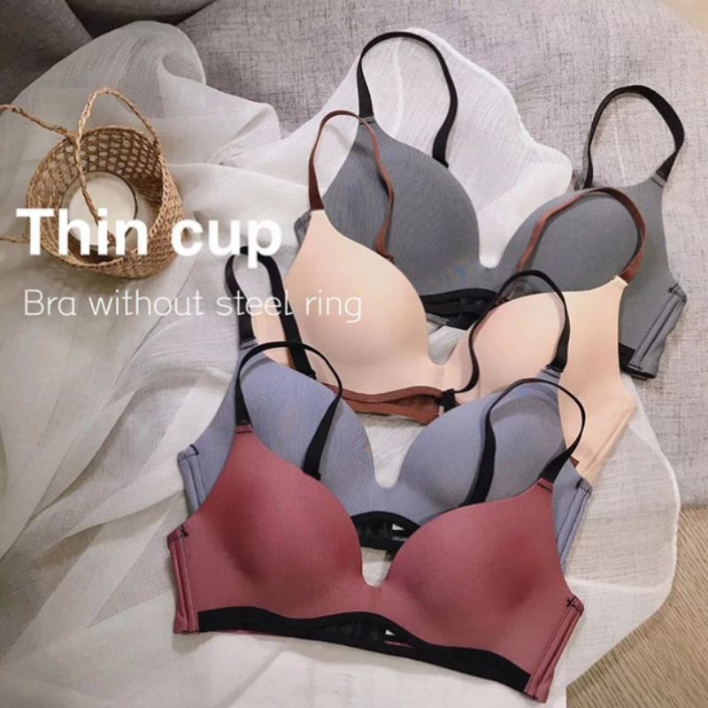 FINETOO FT39 Push Up Bra Busa Tanpa Kawat Pakaian Dalam BH Wanita Halus Nyaman