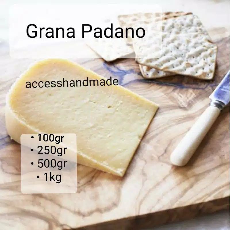 

Grana Padano Cheese Keju mirip Parmesan 250gr 500gr 1kg High Qualituy