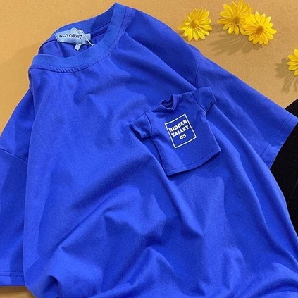 [littlecrab] Kaos Oversize Saku Tshirt Mini Hidden Valley 05 T-shirt Lucu Unik Berkualitas Kaos Keren Double Tshirt Cute Elegant Aesthetic Street Style Korean Style