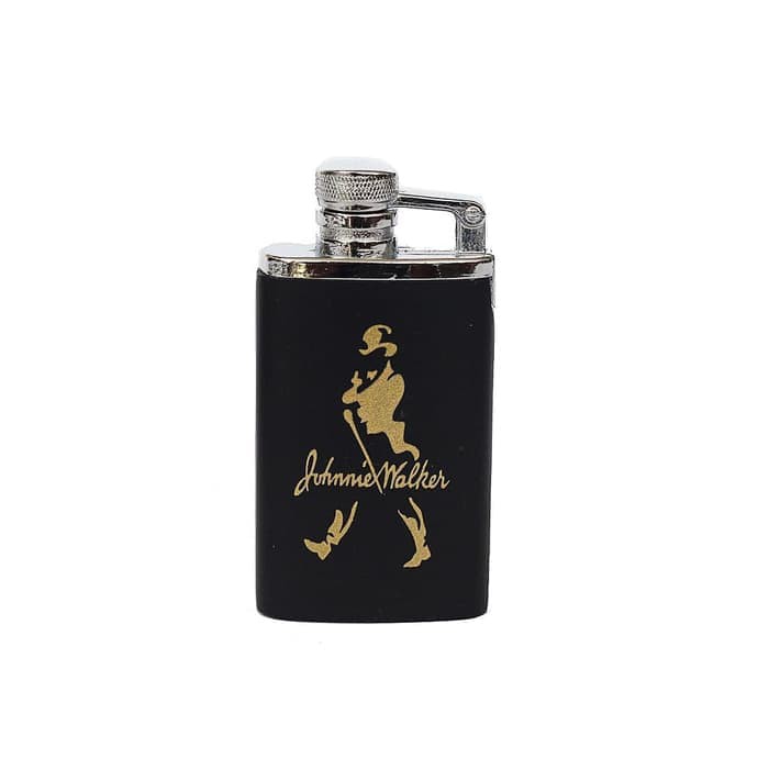 Super Murah! KOREK API HIP FLASK JOHNNY WALKER 3599-4 MANCIS LAS LIGHTER GAS BUTANE