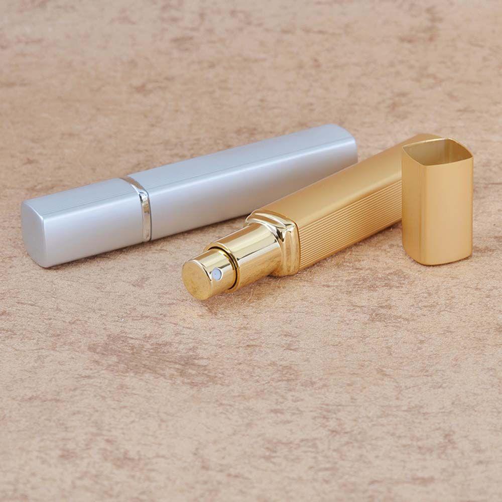 [Elegan] Botol Isi Ulang Lucu 12ml Aluminium Serbaguna Warna Solid Vertical stripes Spray Bottle