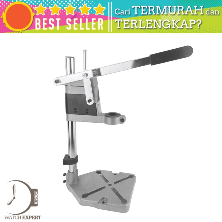 Bisa COD Bracket Bor Electrik Drill Grinder Rack Stand Clamp Bench Press - Allsome TZ-6102