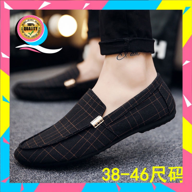 Sepatu Kasual Pria Kasual Sepatu Trendi Sepatu Kain Sepatu Tods Pria Sepatu  Satu Pedal Sepatu Pria