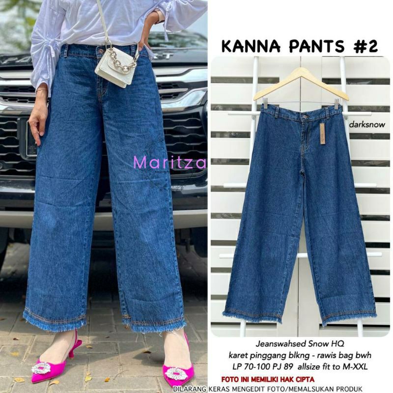 Kanna Pants #2 Celana kulot Jeans