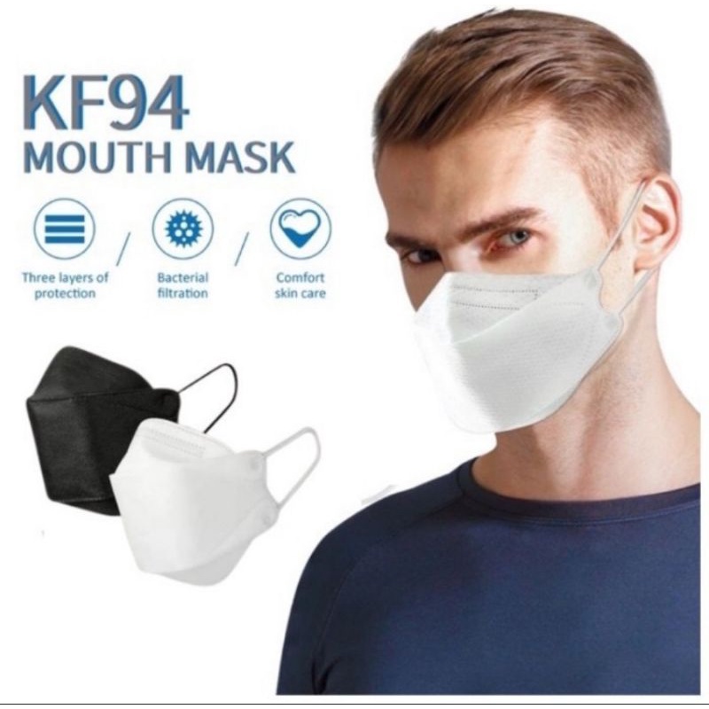 Masker KF94 earloop 3D evo 1 pack isi 10pc