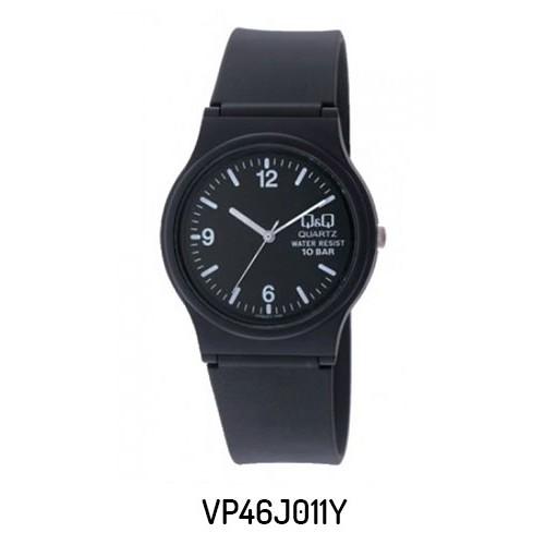 Q&amp;Q Original VP46 Series Jam Tangan Unisex - Rubber - Anti Air