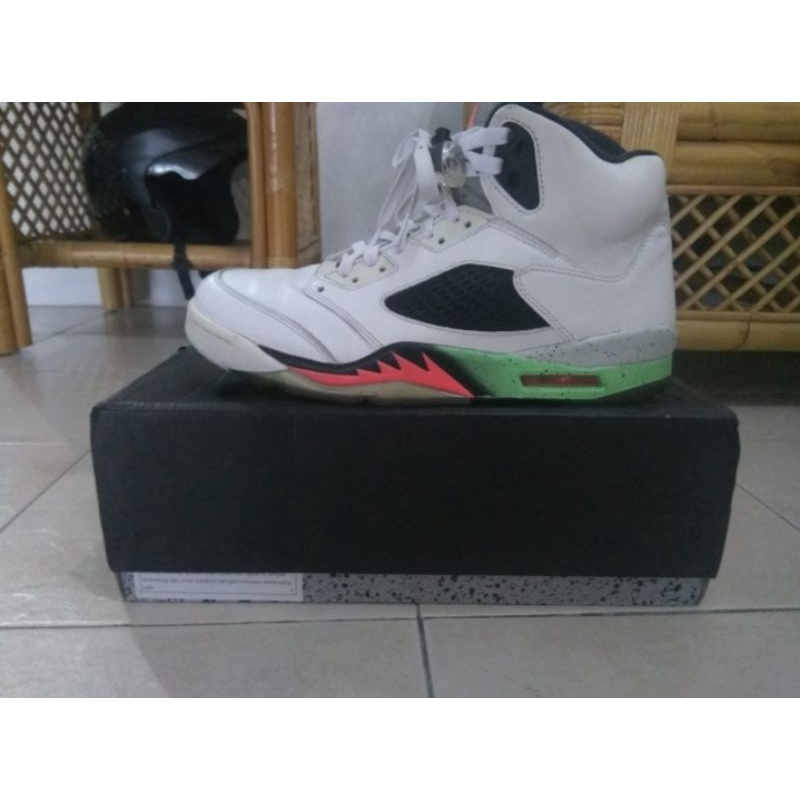 NIKE AIR JORDAN 5 POISON GREEN