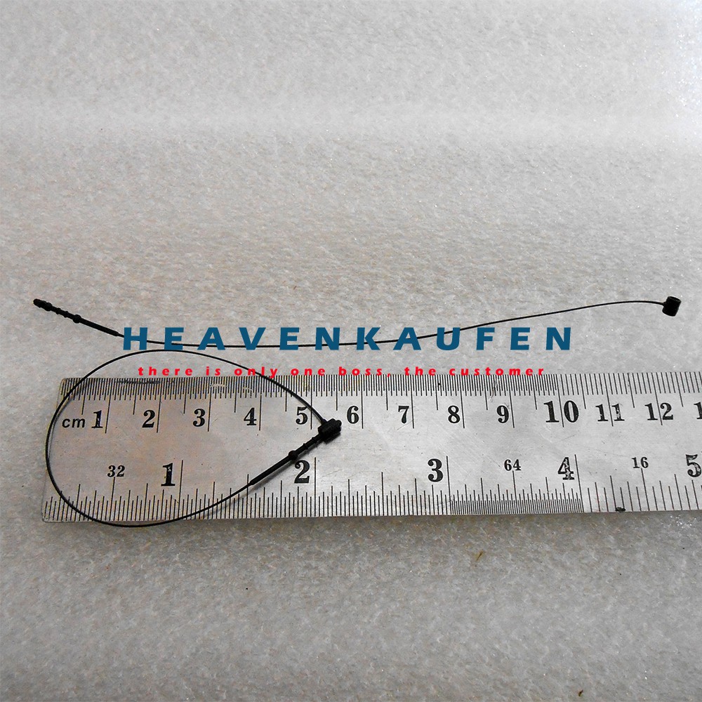 String Pin Loop Pin Tali Hang Tag Lock Pin Warna Hitam 5 inch Harga Per Bungkus isi 1000 pcs