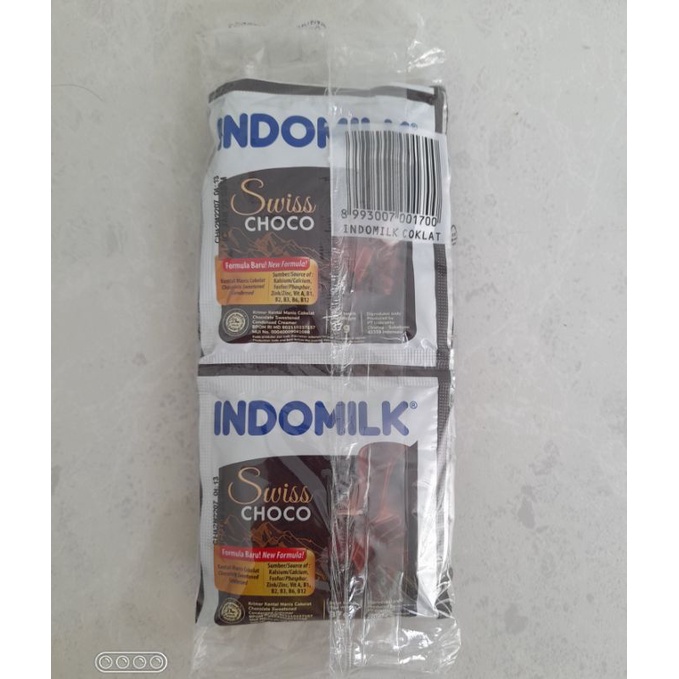 

indomilk coklat 6 sachet