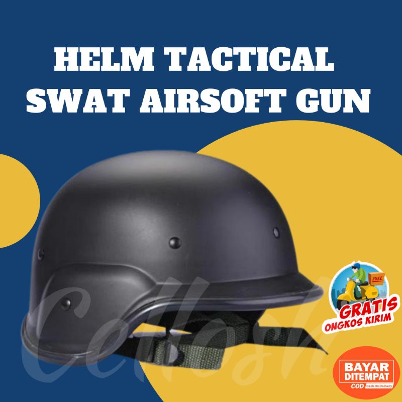 Helm Taktis Tactical Militer Catok Army Swat Airsoft Gun - M88