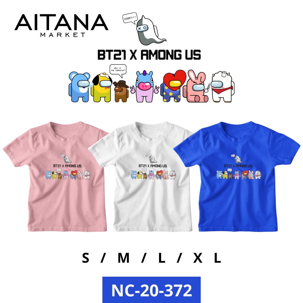 Baju Kaos Games Wanita Untuk Bayi Anak Remaja Dewasa Big Size Bahan Katun Combed 30s Aitana