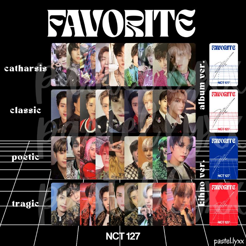 Photocard Unofficial NCT 127 - Favorite