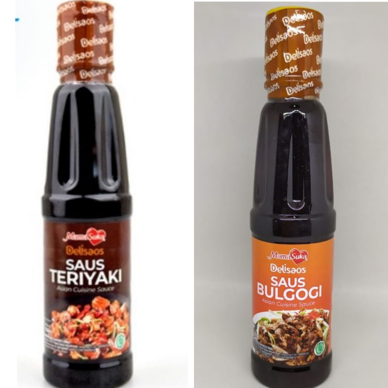 

Delisaos saos saus teriyaki bulgogi sauce Mama Suka 130 ml oriental khas Asia tumis daging sapi ayam