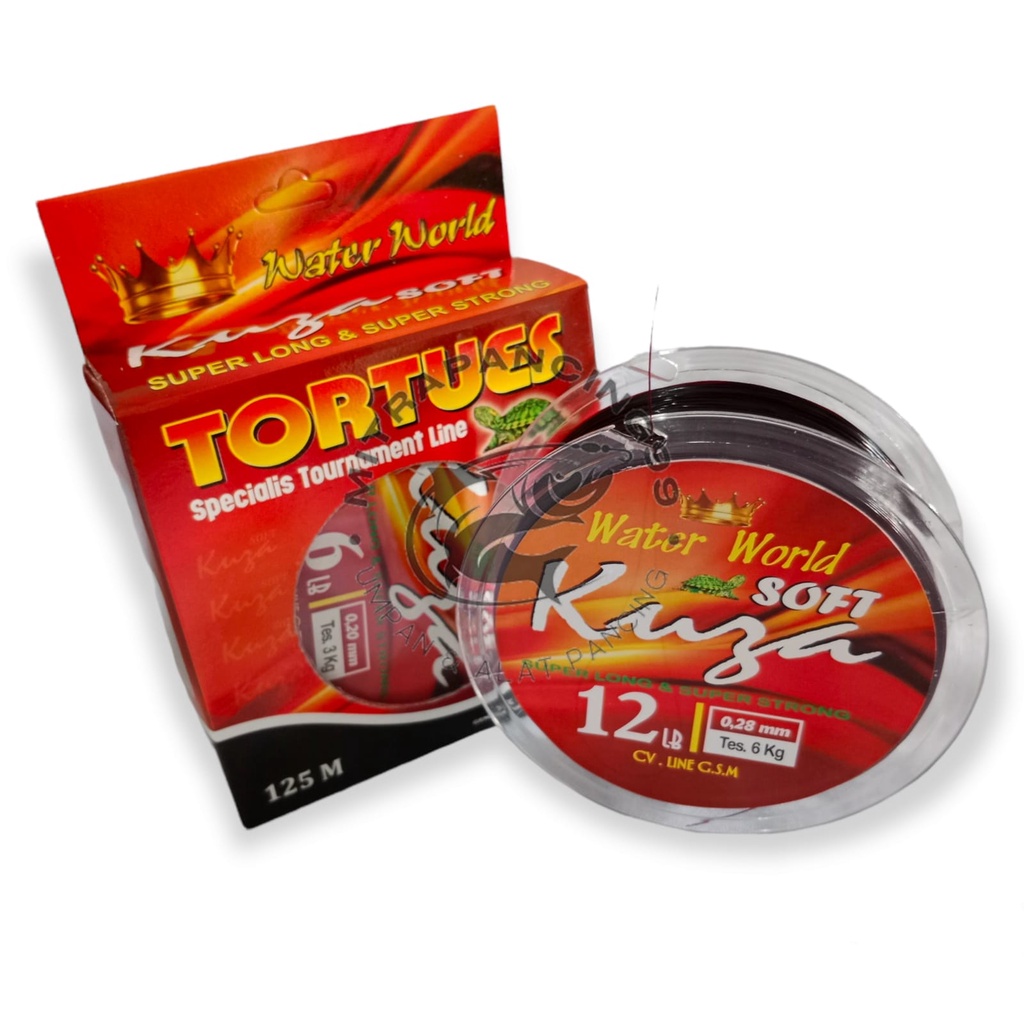 Tali Senar Pancing Tortues Kuya  - 125 Meter Soft Super Long & Strong