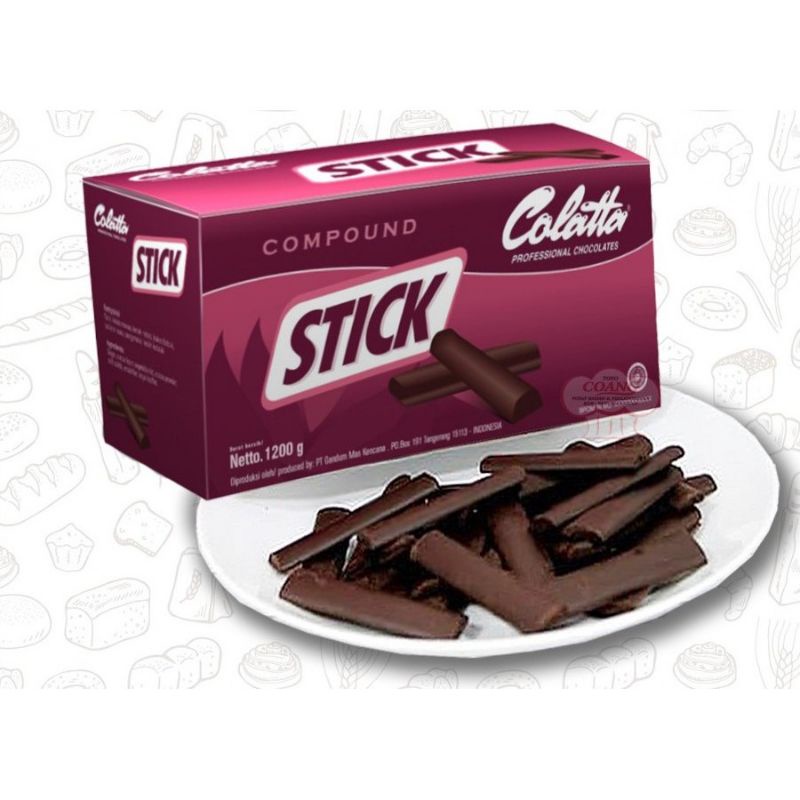 

1,2kg Colatta stick/Coklat Stik/Coklat Tahan Panggang/Colatta Stick Bake Stable 1,2kg