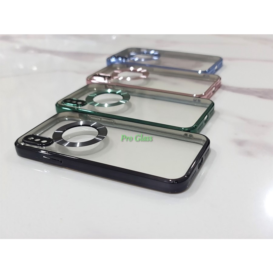 C141 Iphone X / XS / XR / XS MAX / 11 / 11 PRO /  11 PRO MAX / 12 / 12 PRO / 12 PRO MAX / 13 / 13 PRO / 13 PRO MAX Chrome Plated Soft Silicone Case