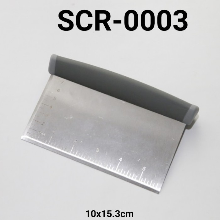 

SCR-0003 CAKE SCRAPPER SCRAPER STAINLESS STEEL PENGHALUS BUTTERCREAM BERKUALITAS TINGGI