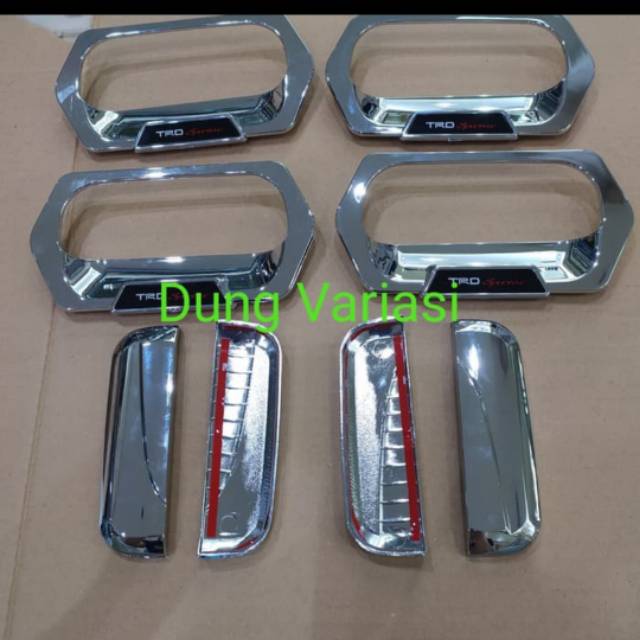 Paket outer dan handle mobil Avanza/ Xenia vvti chrome trd  model baru