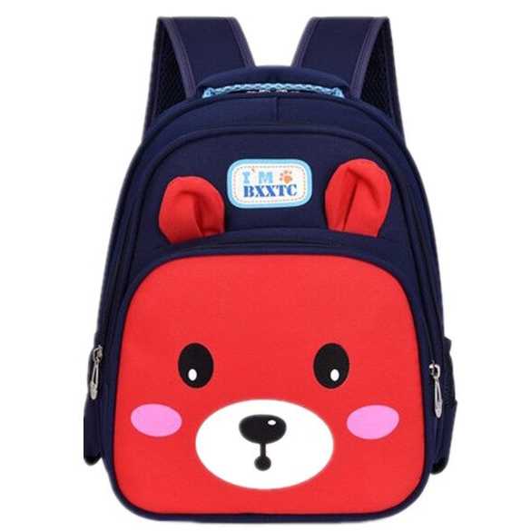 Tas Ransel Sekolah Anak Kartun Beruang Lucu 3D - AD8745