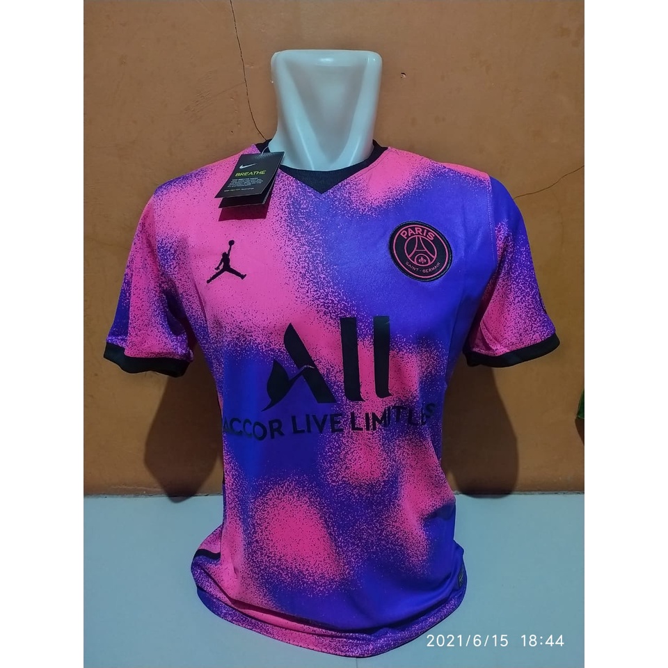 JERSEY PSG 4TH 2020 JERSEY PSG 4TH JORDAN  GRADE ORI THAILAND IMPOR PREMIUM 2020 - 2021