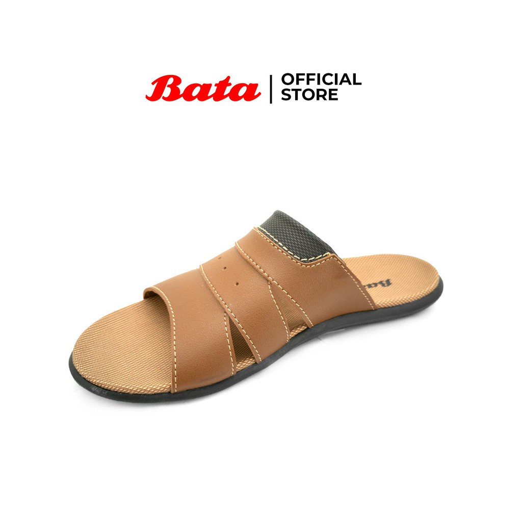 Bata Sandal Pria Skip Brown - 8714199