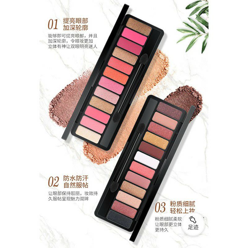 12 WARNA Korean Eyeshadow Palette Eyeshadow Pigmented Glitter Eyeshadow Murah ORIGINAL