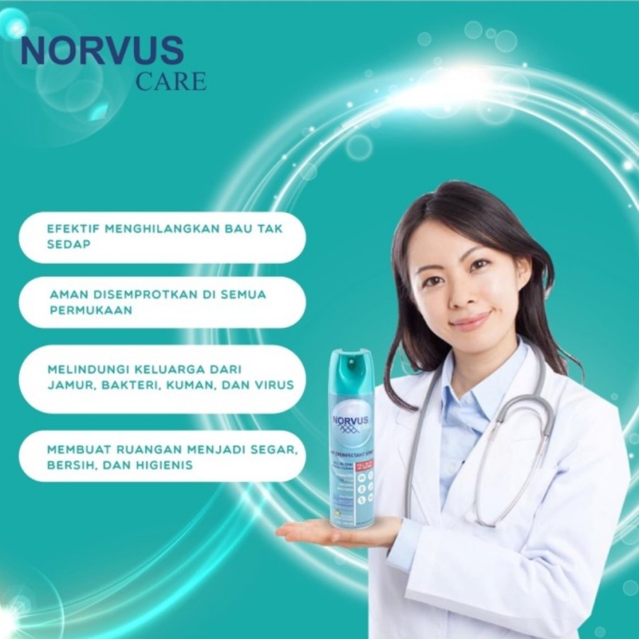 NORVUS CARE DISINFECTANT SPRAY 550 ML ANTIVIRUS