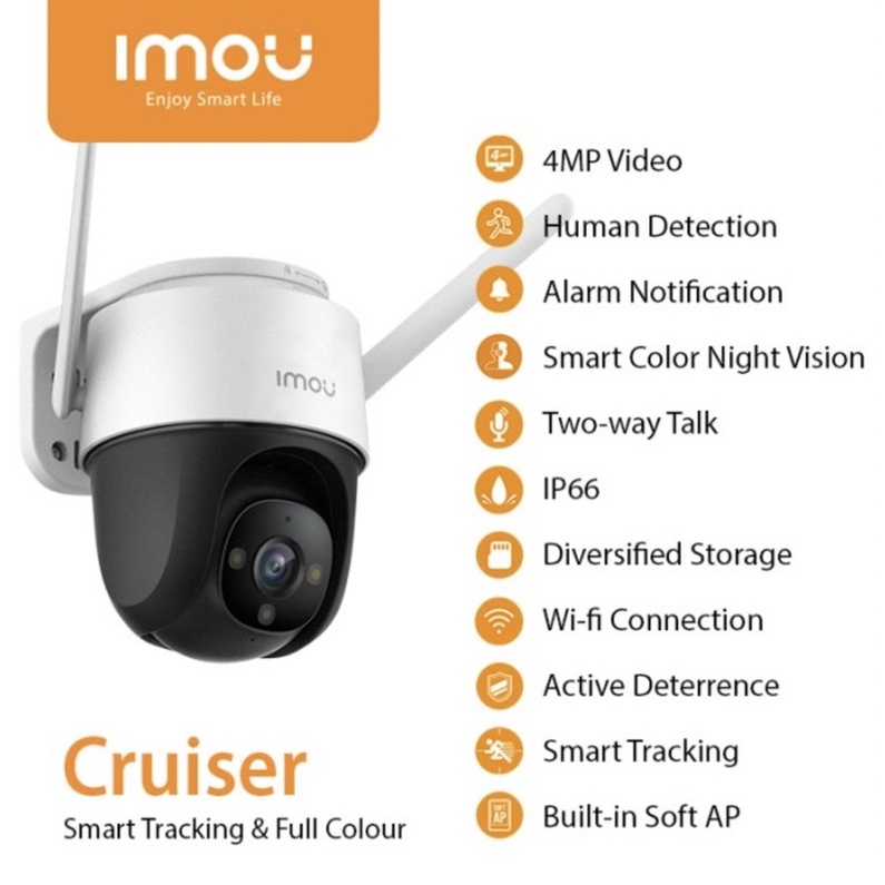 imou cruiser 4mp Smart Tracking &amp; Full Color Nigth Vision