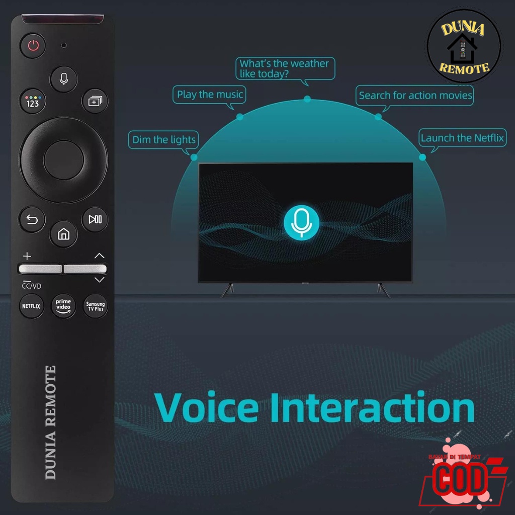 Remote Smart TV Android Samsung No Voice Pengganti Remot TV tanpa setting