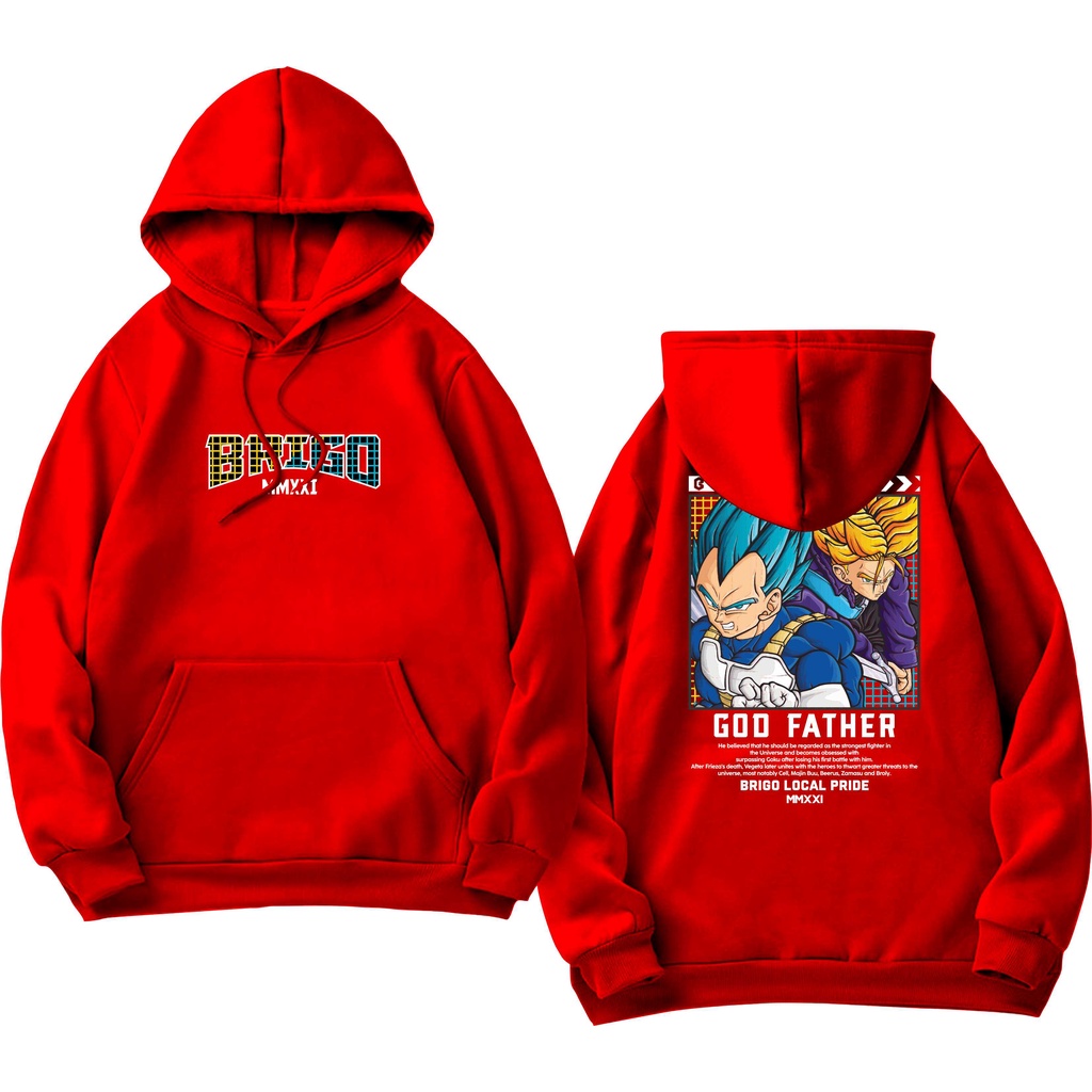 BRIGO Jumper Hoodie Goo Father anime II Sweater Hoodie BRIGO Goo Father anime  Sablon DTF Fleece Cotton M-XXL (Pria &amp; Wanita) Free stiker&amp;Gantungan Kunci