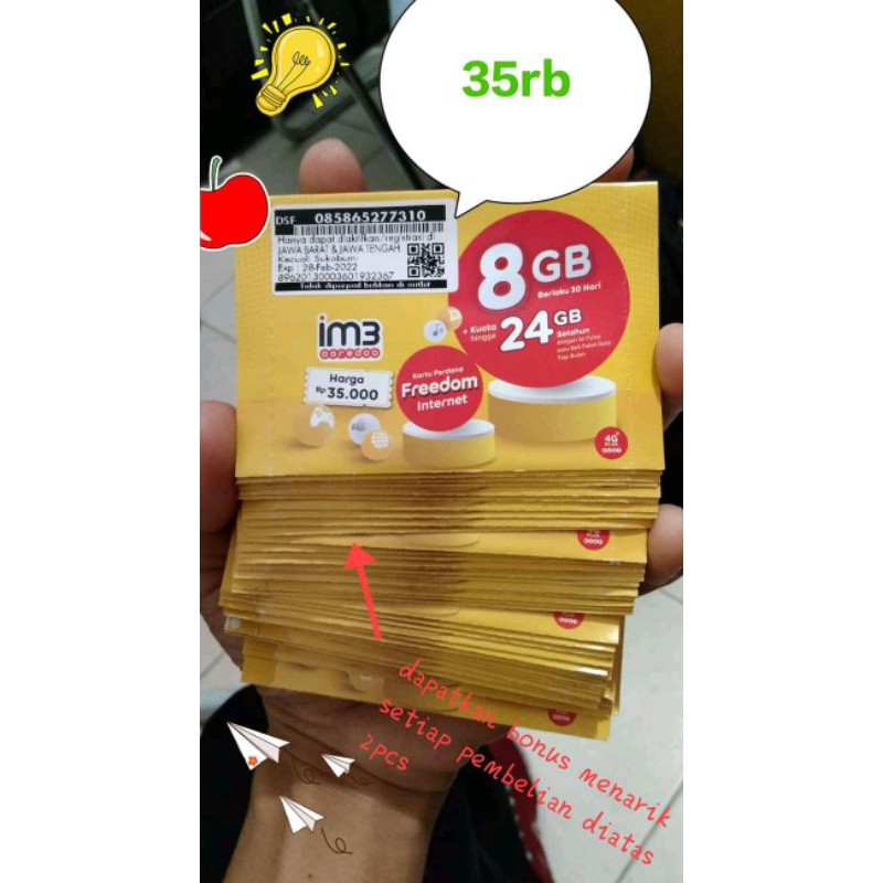 SP INDOSAT 8GB ORI