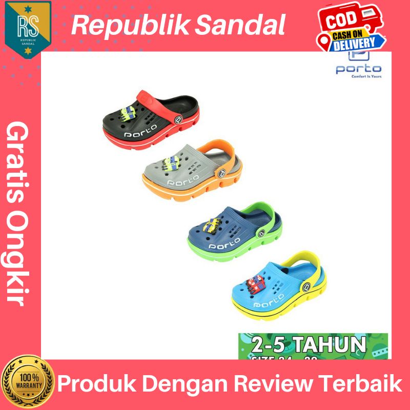 SANDAL PORTO 1006 K 24-29 SANDAL ANAK PORTO BAIM TAYO