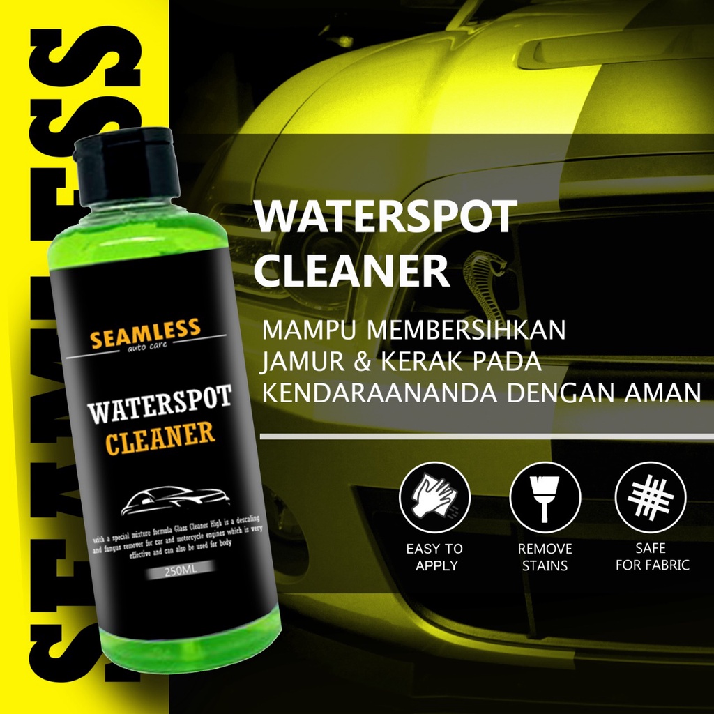 Pembersih Jamur Kaca Mobil Cairan Obat Penghilang Kerak Aanti Jamur Body Kaca Motor Waterspot Remover SEAMLESS