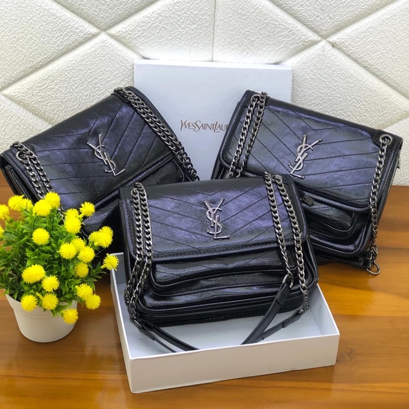 tas slempang SY BLAK RUANG 3 FREE BOX UK 25x19 KODE 19-08