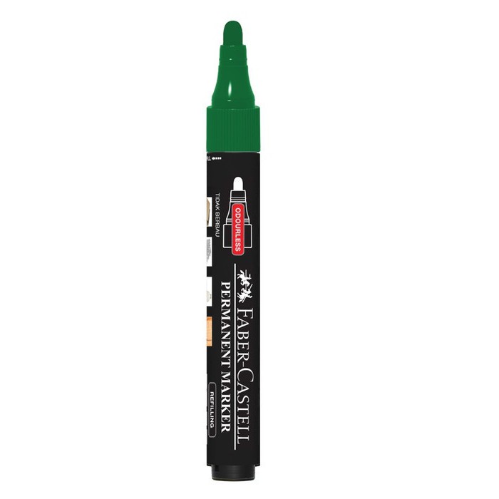 

SPIDOL PERMAMEN GREEN/HIJAU FABER CASTELL