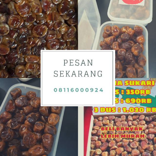 

kurma sukari Al Qassim ecer 1/2 kg