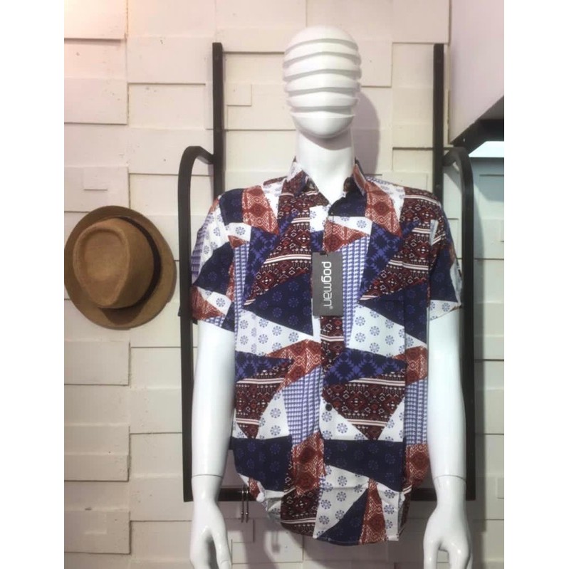kemeja pria rayon printing premium new arrival from POGMAN