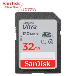 SD Card 32GB SanDisk Ultra UHS-I Class 10 up to 120Mbps - Garansi Resmi 10 Tahun