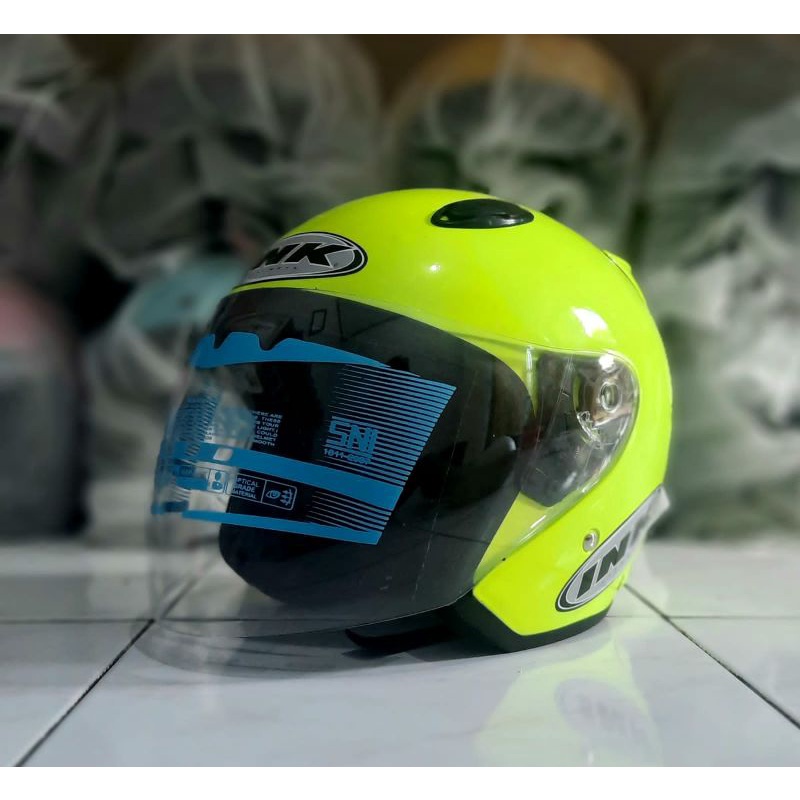 HELM INK CENTRO SNI-Hijau Stabilo