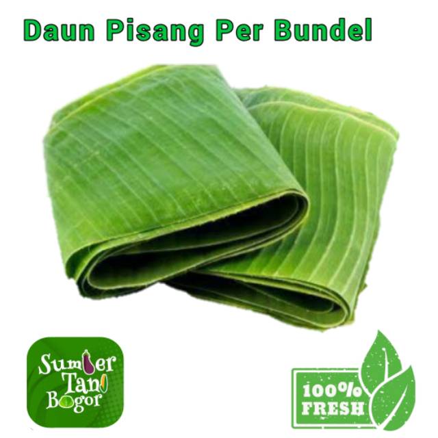 

DAUN PISANG BESAR PER BUNDEL ( Satu Gulung )
