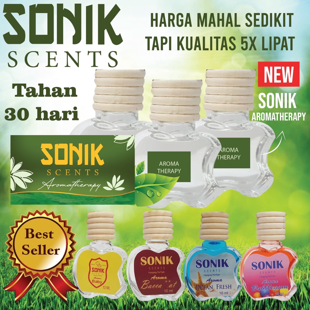 Parfum Mobil SONIK SCENTS - Botol Apel 10ml