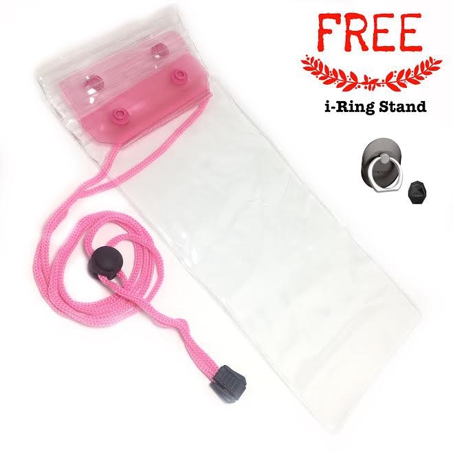 Clear Waterproof Pouch Free Ring Stand Spigen Smartphone